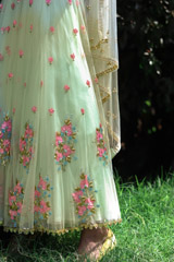 Mint Green Tulle Lehengauntitled (2 of 7)